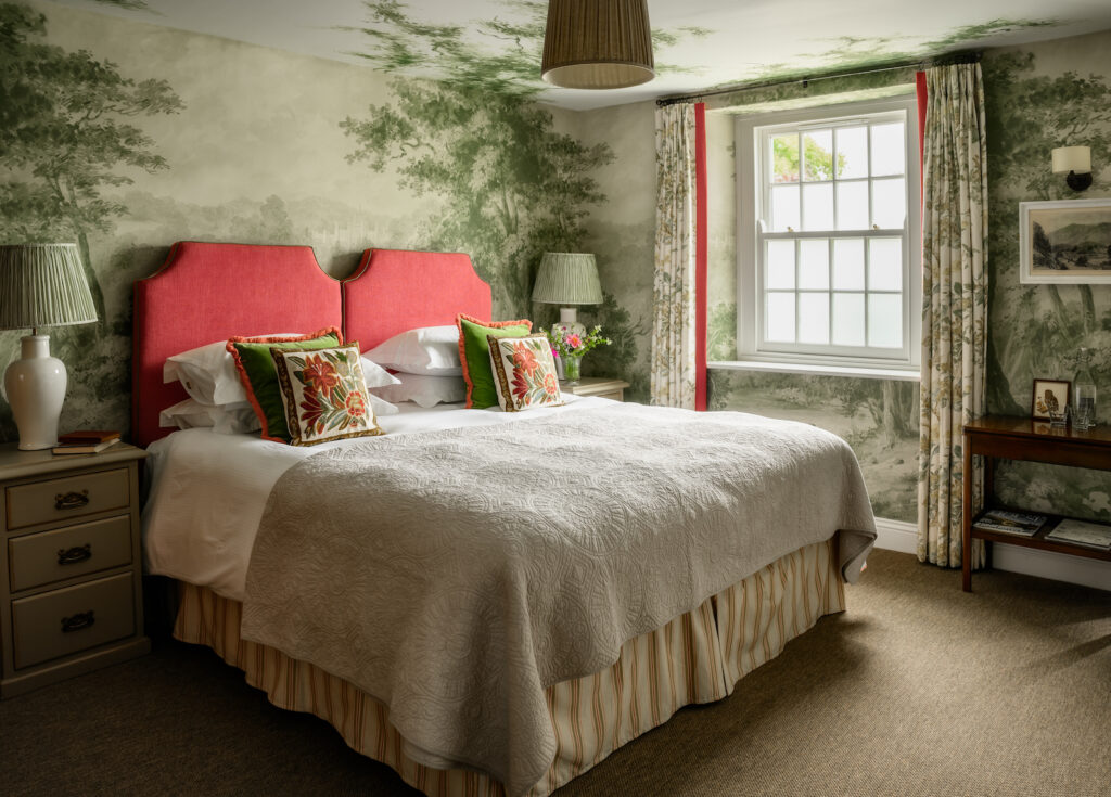A Lowther bedroom at the George And Dragon pub in Cumbria